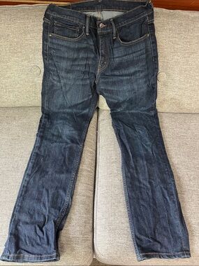 Levi's Men’s Dark Blue Bootcut Stretch Jeans
